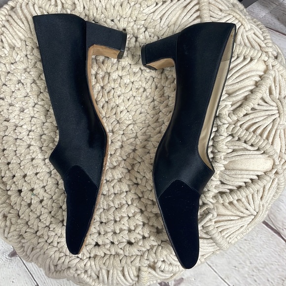 Pancaldi suede satin vintage pumps made in Italy size 37 - Picture 5 of 9